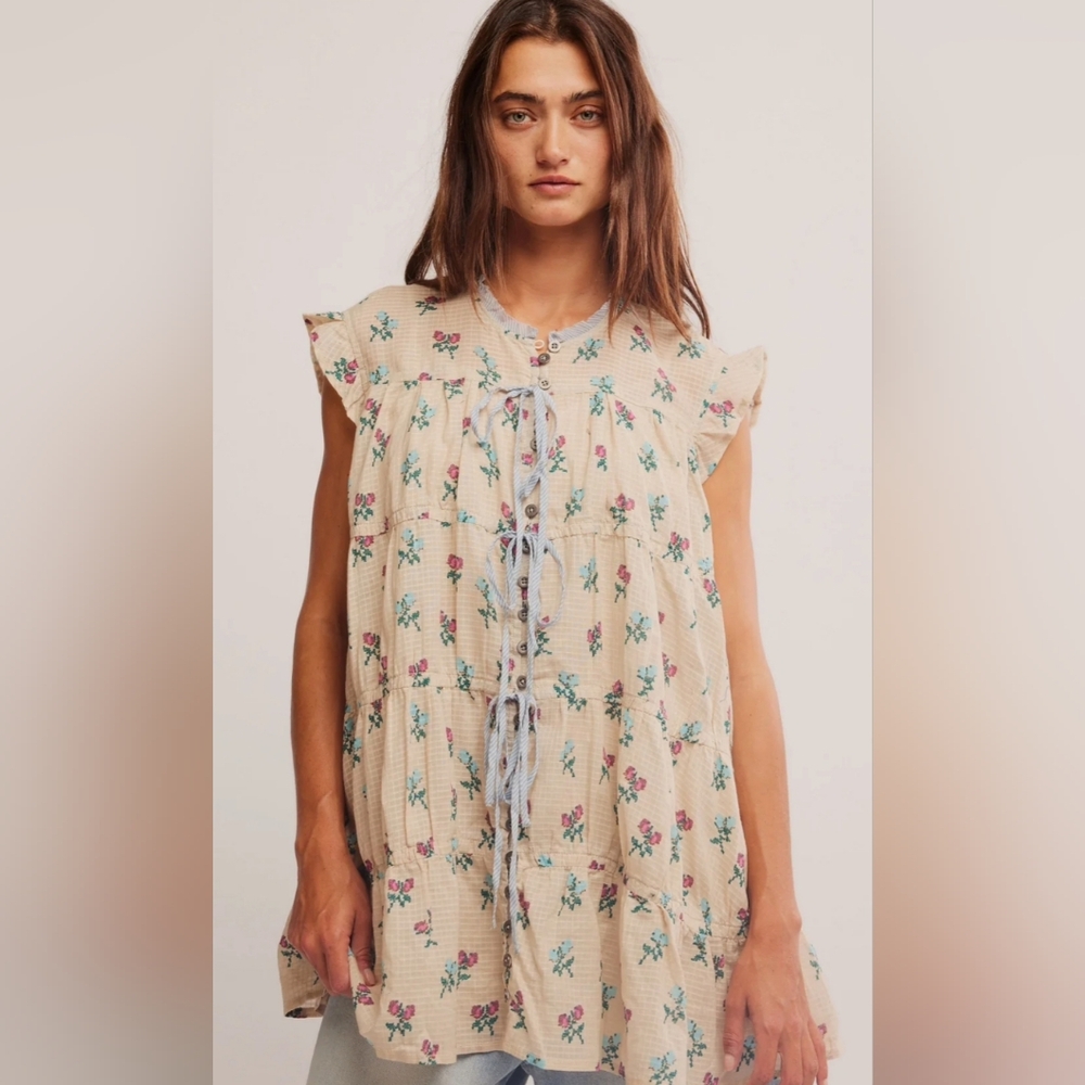 Floral Button-Down Dress